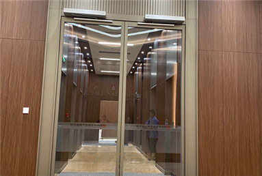 平開自動門案例