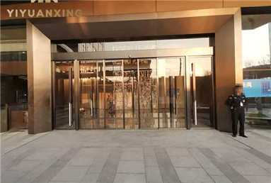 酒店感應平移自動門之【希爾頓花園酒店】