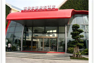 深圳東部華僑城弧形感應門工程