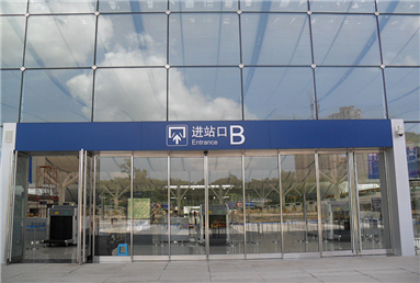 重疊平移自動門