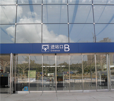 重疊平移自動門