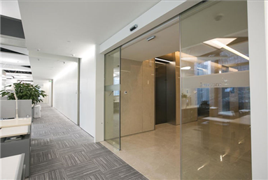 騰訊大廈自動門工程