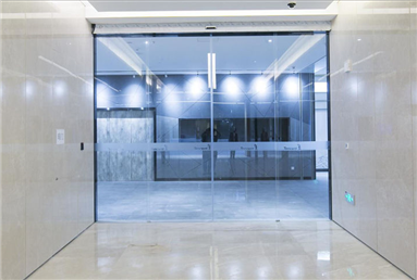 騰訊大廈自動感應門工程